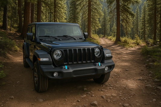 Snap-Fit Tow Hook Covers compatible with 2018+ Jeep Wrangler (JL)