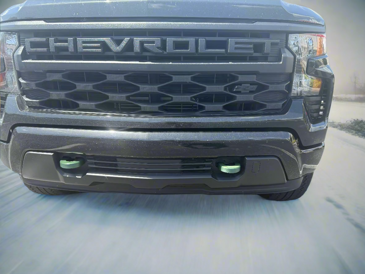 2023 - 2025 Chevrolet SIlverado Snap-On Tow Hook Covers