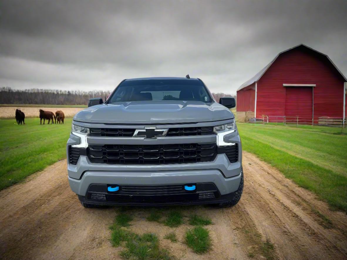 2023 - 2025 Chevrolet SIlverado Snap-On Tow Hook Covers