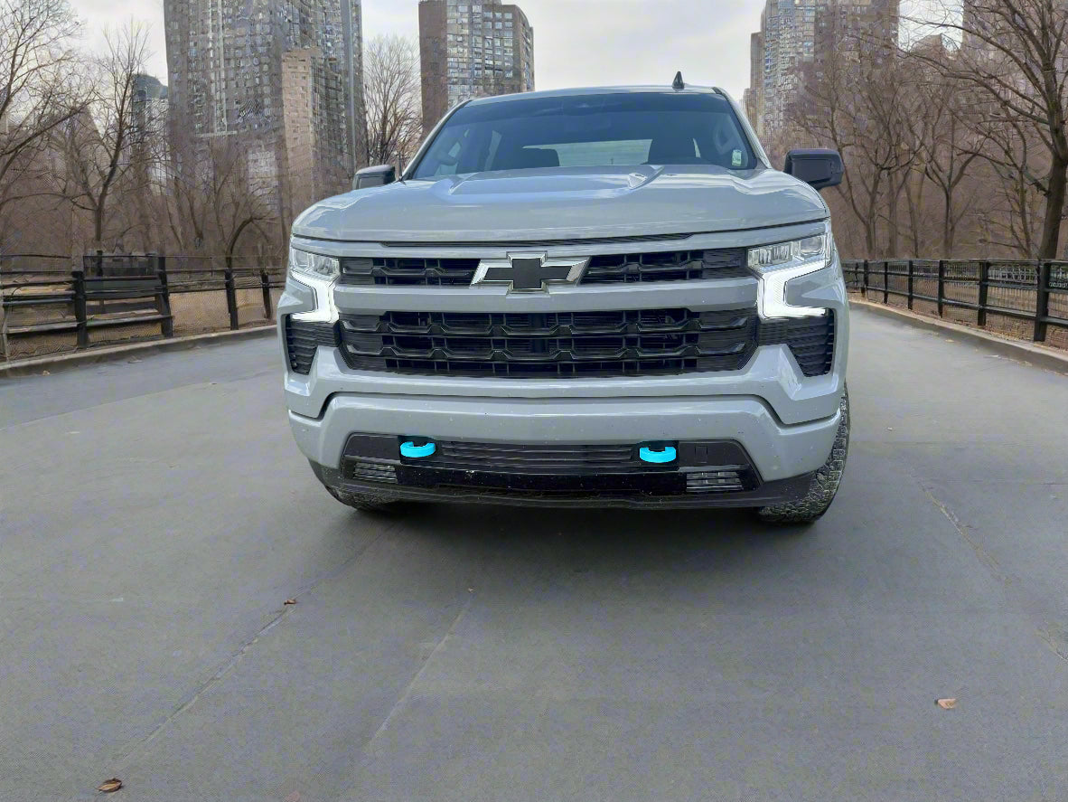 2023 - 2025 Chevrolet SIlverado Snap-On Tow Hook Covers