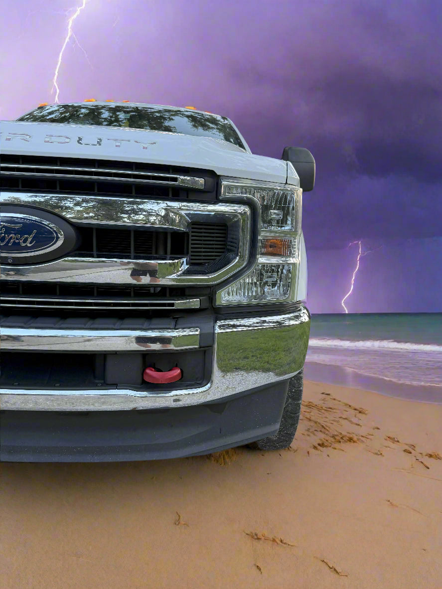 2017 - 2026 Ford SuperDuty Snap-Fit Tow Hook Covers