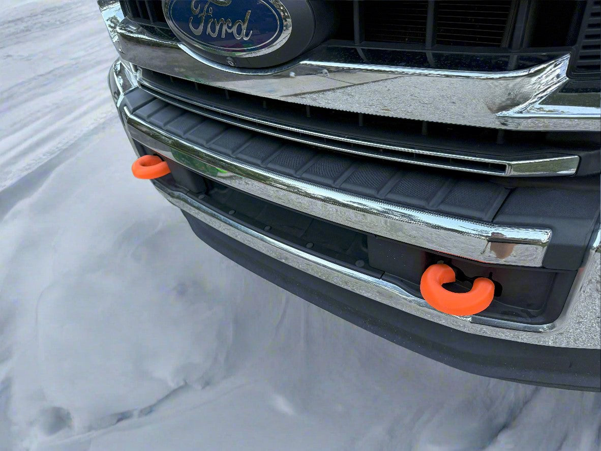 2017 - 2026 Ford SuperDuty Snap-Fit Tow Hook Covers