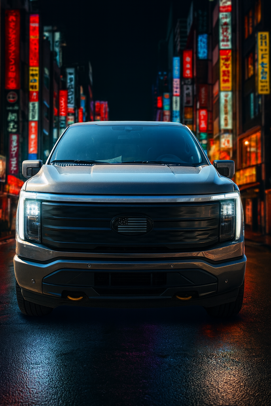 Snap-Fit Tow Hook Covers compatible with 2022+ Ford F-150 Lightning