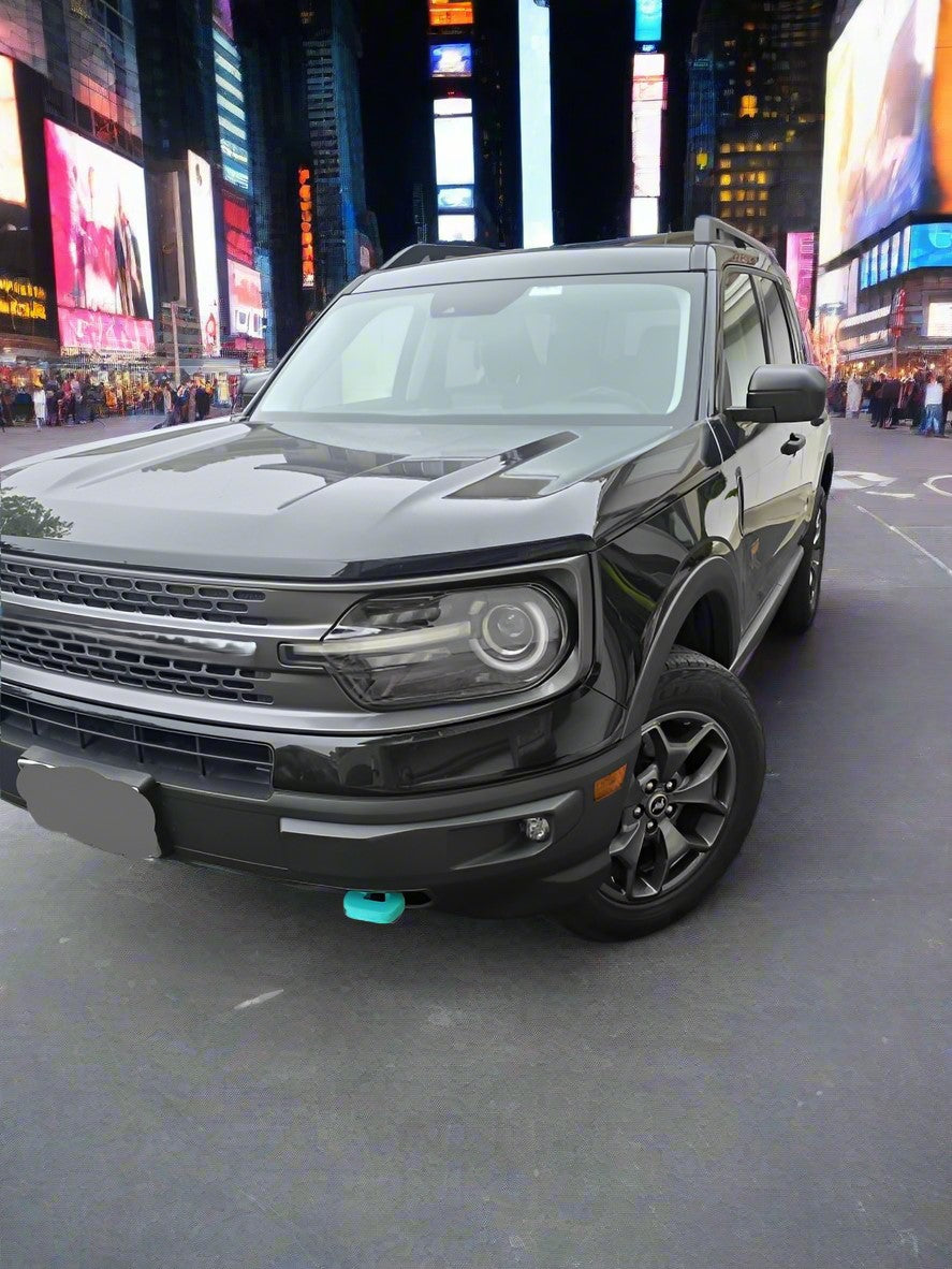 Snap-Fit Tow Hook Covers compatible with 2021-2024 Ford Bronco Sport