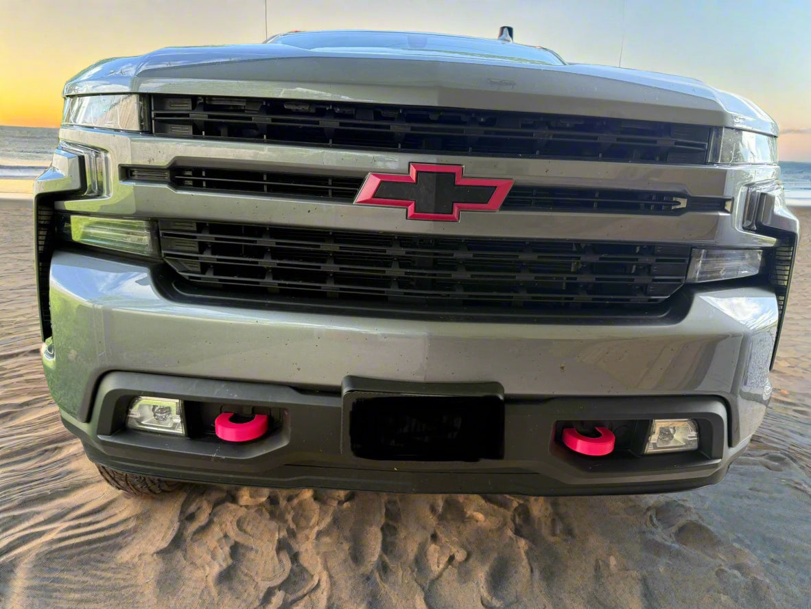 2023 - 2025 Chevrolet SIlverado Snap-On Tow Hook Covers