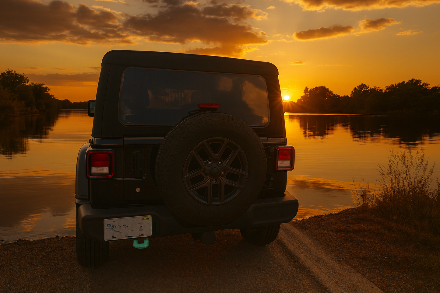 Snap-Fit Tow Hook Covers Compatible with 2018+ Jeep Wrangler (JL)