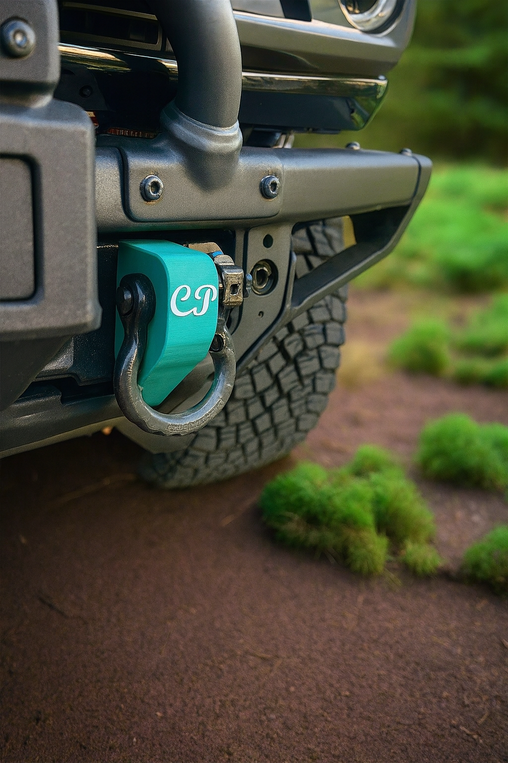 Personalized Snap-Fit Tow Hook Covers compatible with 2021+ Ford Bronco