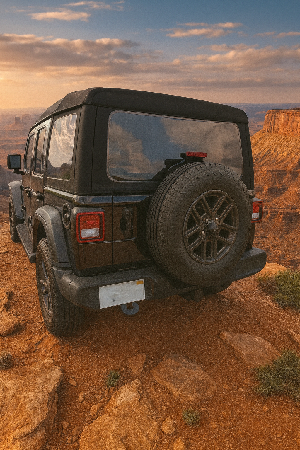 Snap-Fit Tow Hook Covers Compatible with 2018+ Jeep Wrangler (JL)