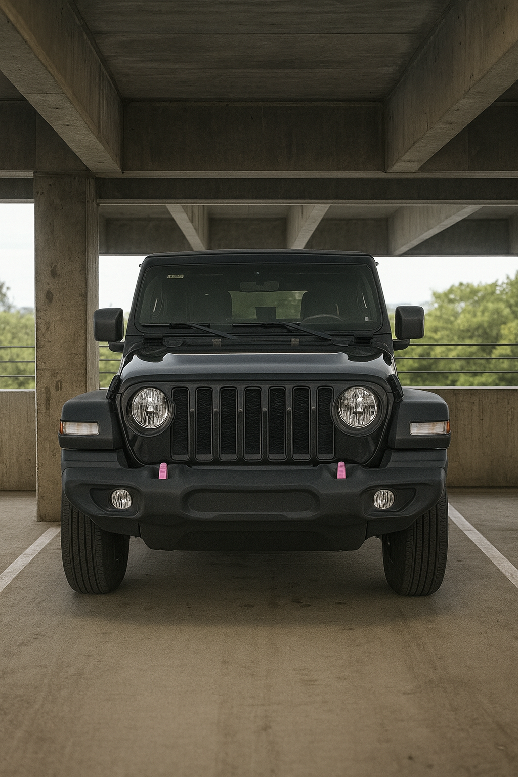 Snap-Fit Tow Hook Covers Compatible with 2018+ Jeep Wrangler (JL)