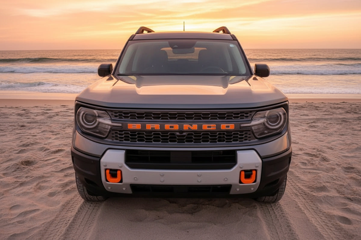 Snap-Fit Tow Hook Covers compatible with 2025+ Ford Bronco Sport
