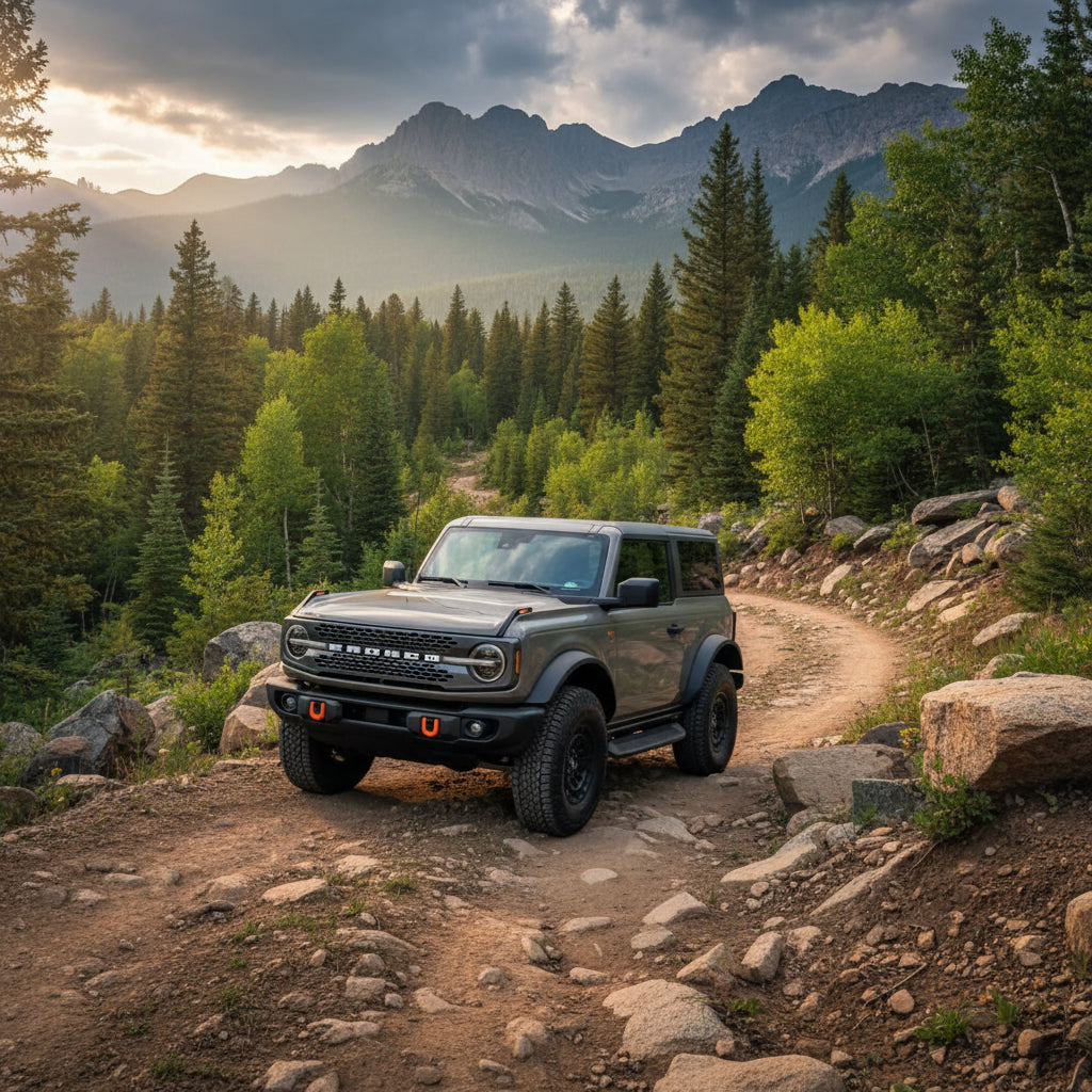 Snap-Fit Tow Hook Covers compatible with 2021+ Ford Bronco (D-Ring)