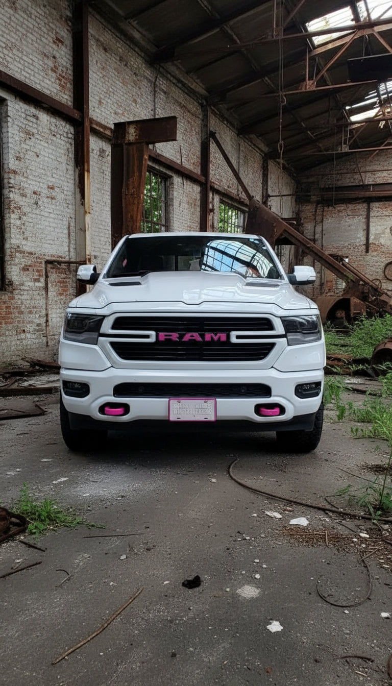 Snap-Fit Tow Hook Covers Compatible with 2019+ Ram 1500