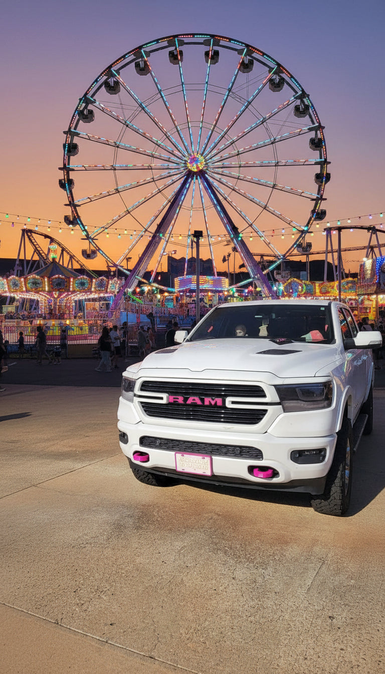 Snap-Fit Tow Hook Covers Compatible with 2019+ Ram 1500