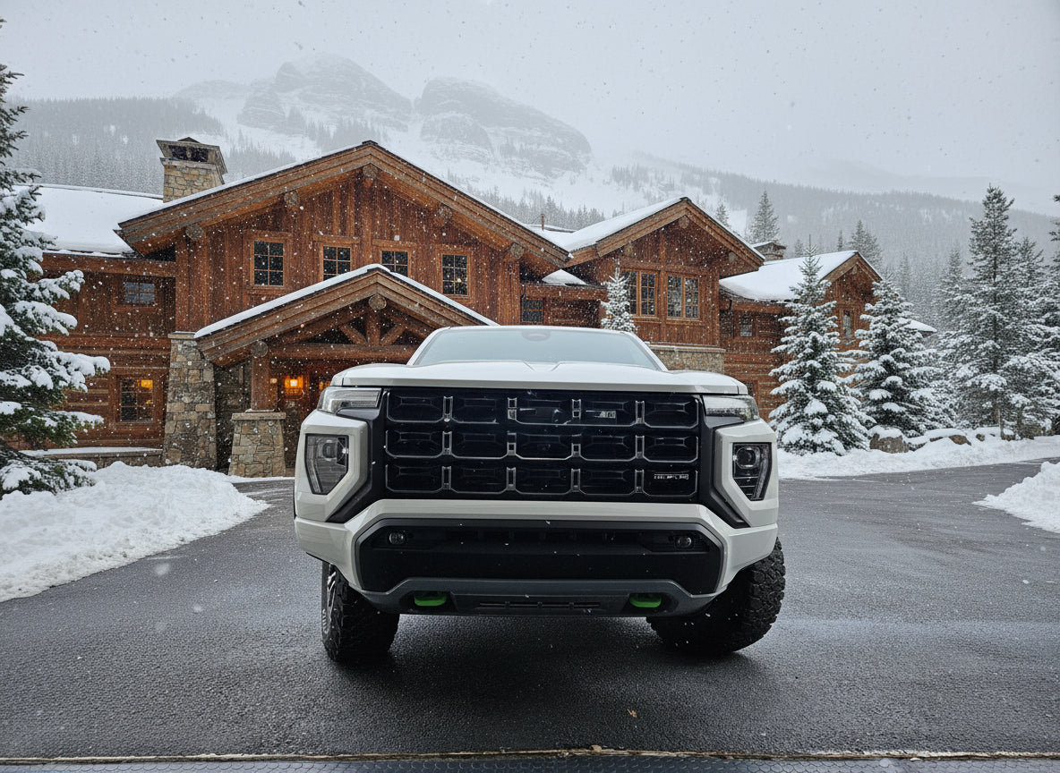 2015+ Chevrolet Colorado and GMC Canyon Snap-Fit Tow Hook Covers