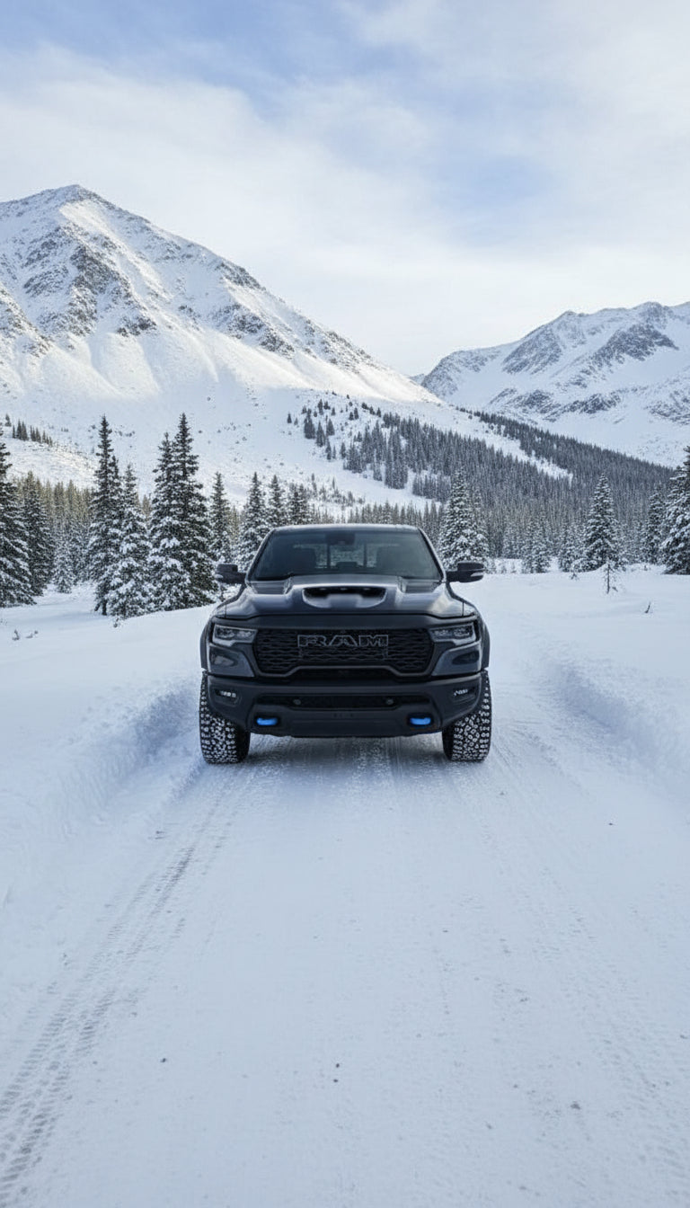 Snap-Fit Tow Hook Covers Compatible with 2019+ Ram 1500