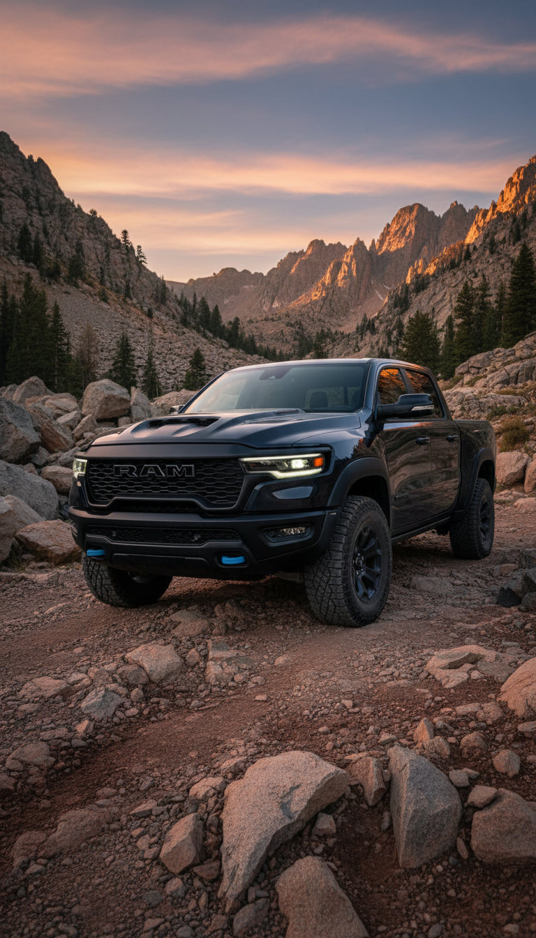 Snap-Fit Tow Hook Covers Compatible with 2019+ Ram 1500