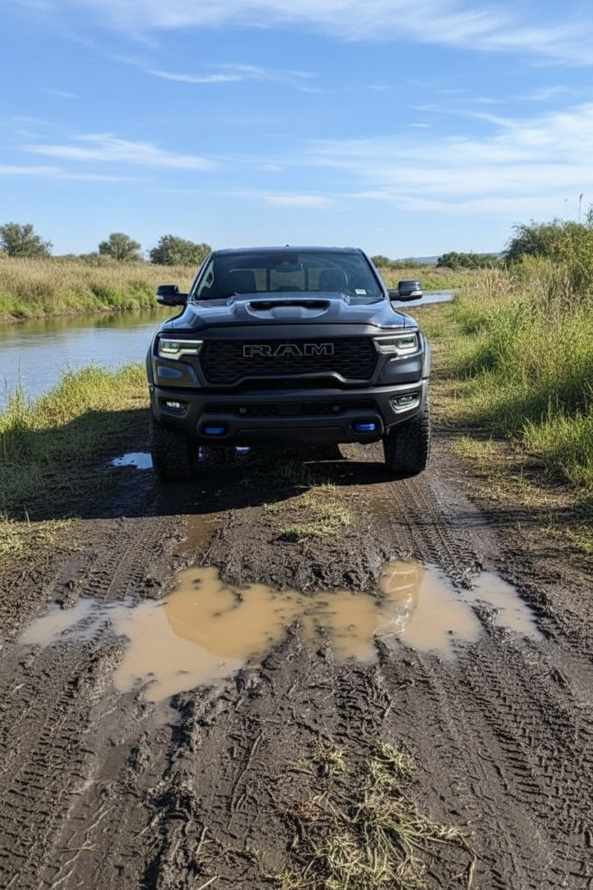 Snap-Fit Tow Hook Covers Compatible with 2019+ Ram 1500