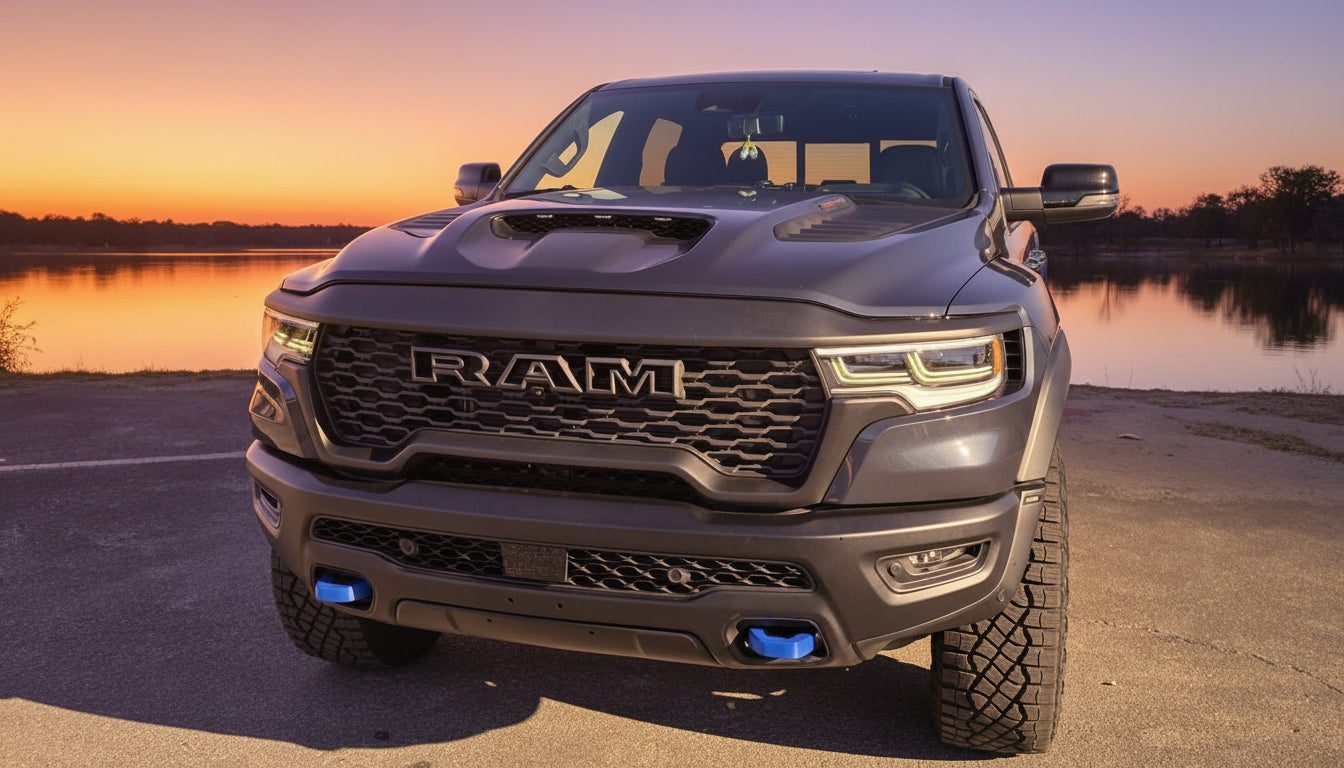 Snap-Fit Tow Hook Covers Compatible with 2019+ Ram 1500