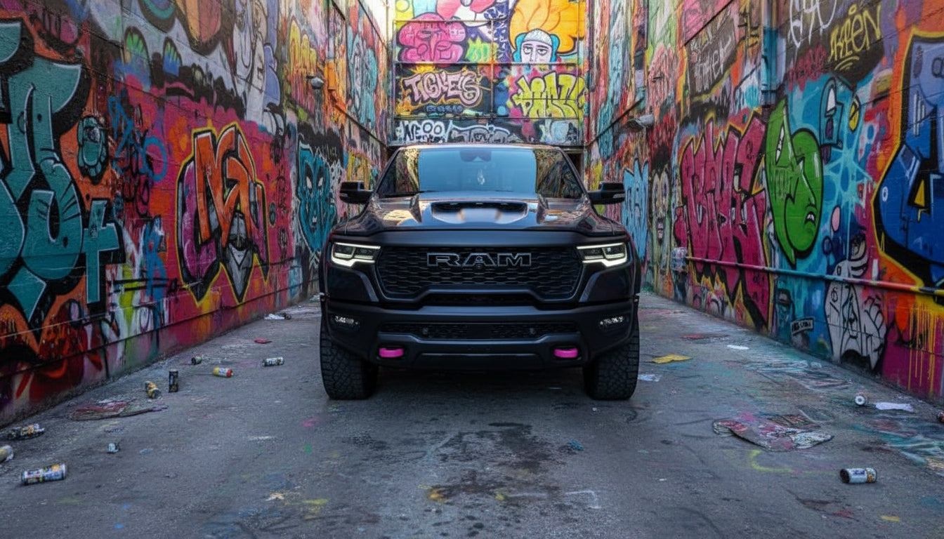 Snap-Fit Tow Hook Covers Compatible with 2019+ Ram 1500