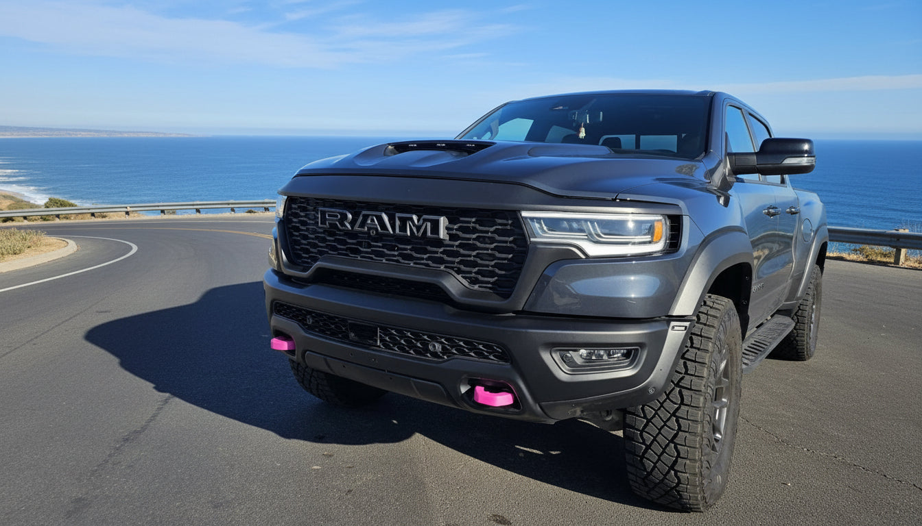 Snap-Fit Tow Hook Covers Compatible with 2019+ Ram 1500