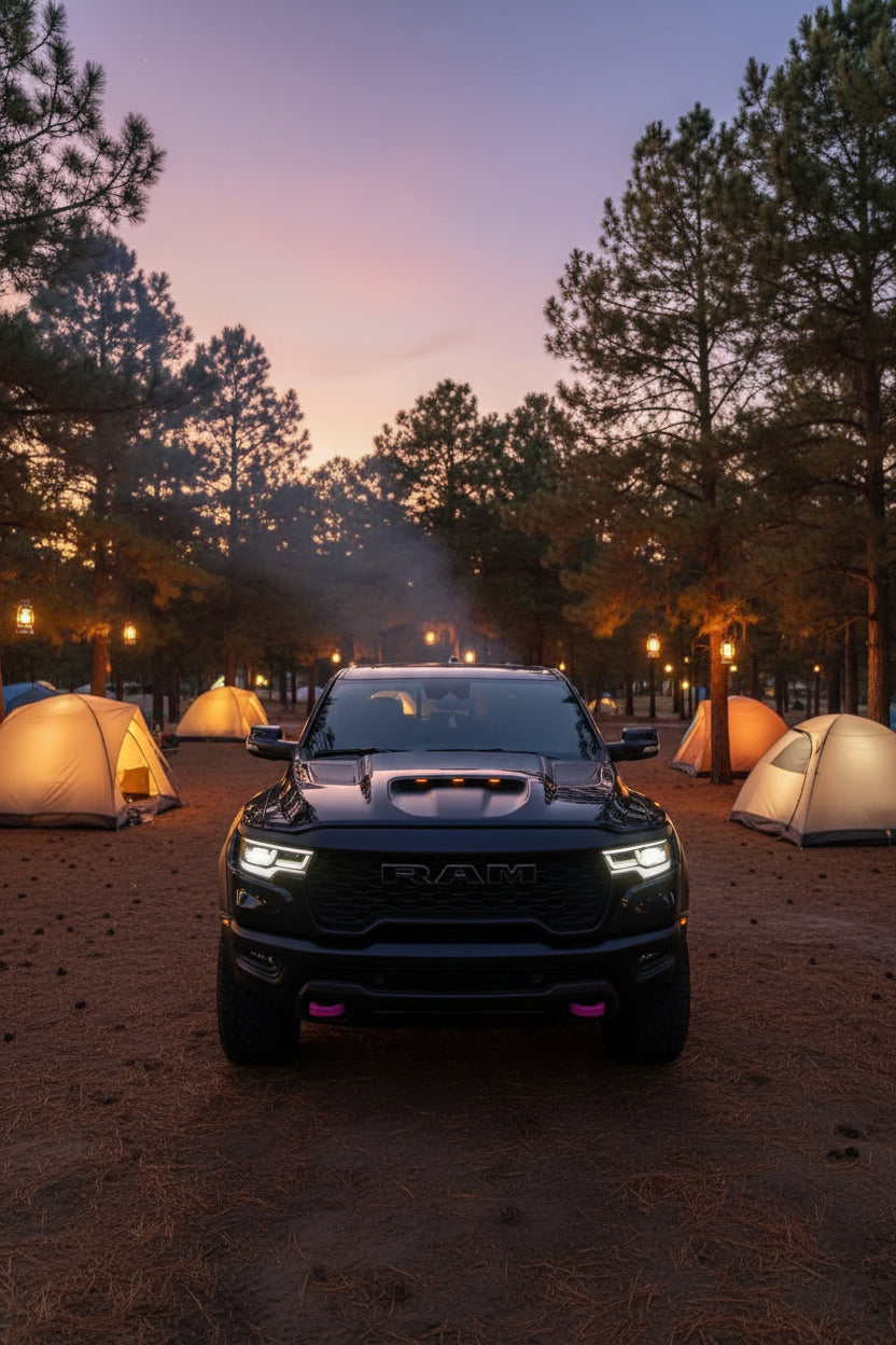 Snap-Fit Tow Hook Covers Compatible with 2019+ Ram 1500