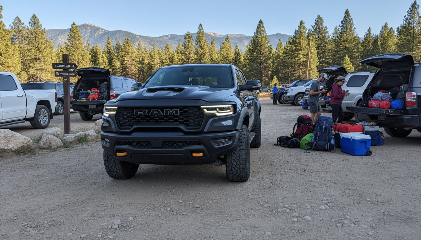 Snap-Fit Tow Hook Covers Compatible with 2019+ Ram 1500
