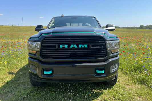 Snap-Fit Tow Hook Covers Compatible with 2019+ Ram 2500/3500