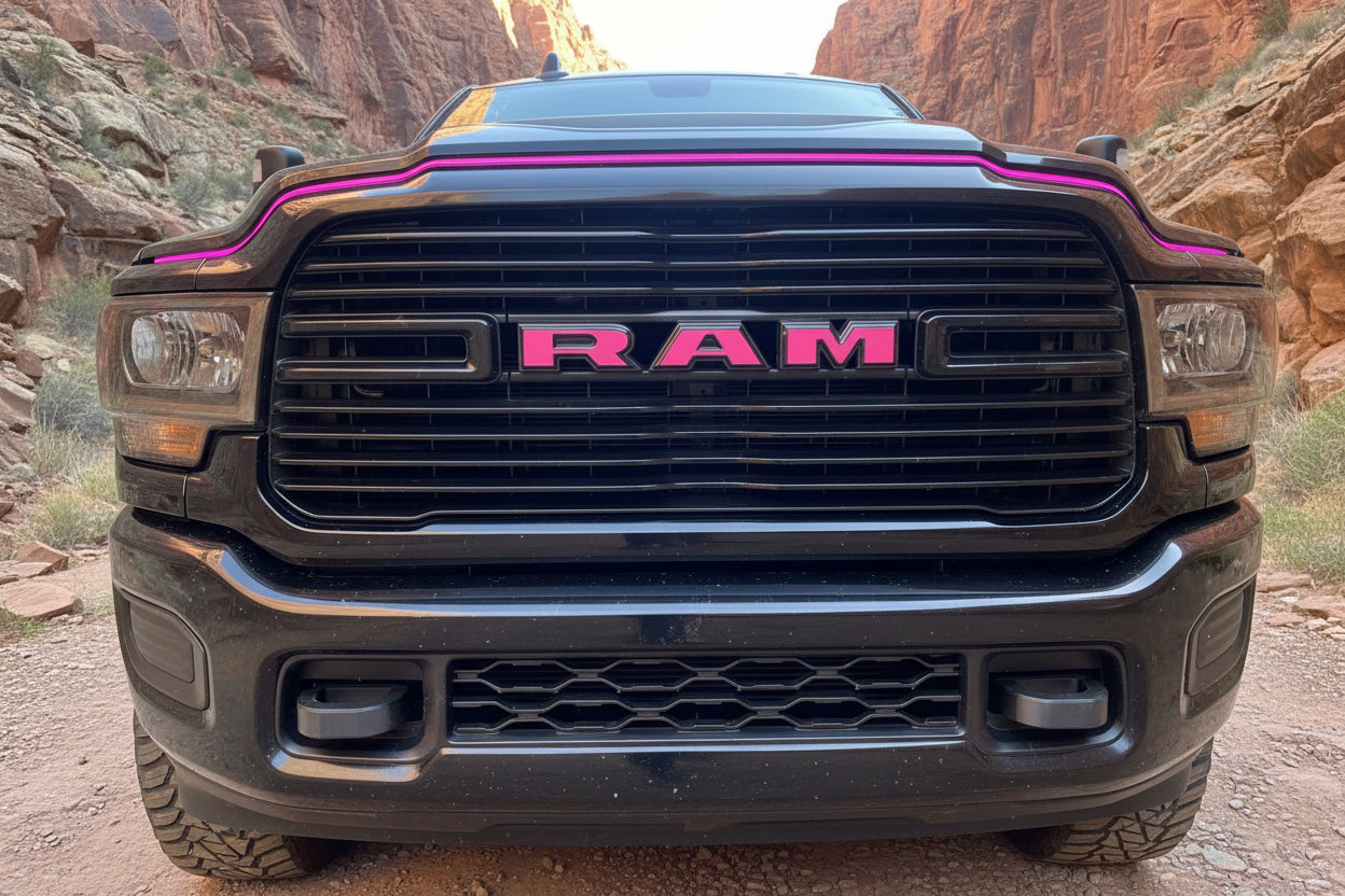 Snap-Fit Tow Hook Covers Compatible with 2019+ Ram 2500/3500