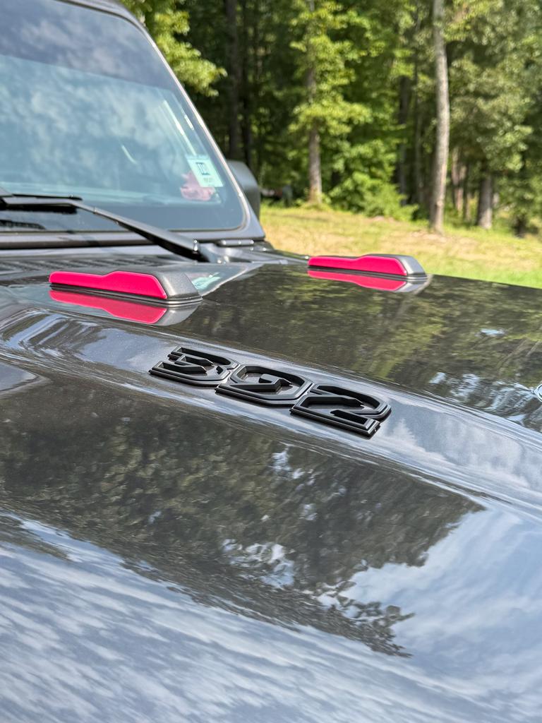 Windshield Rest Hood Accents compatible with Jeep JL Wrangler (2019+)