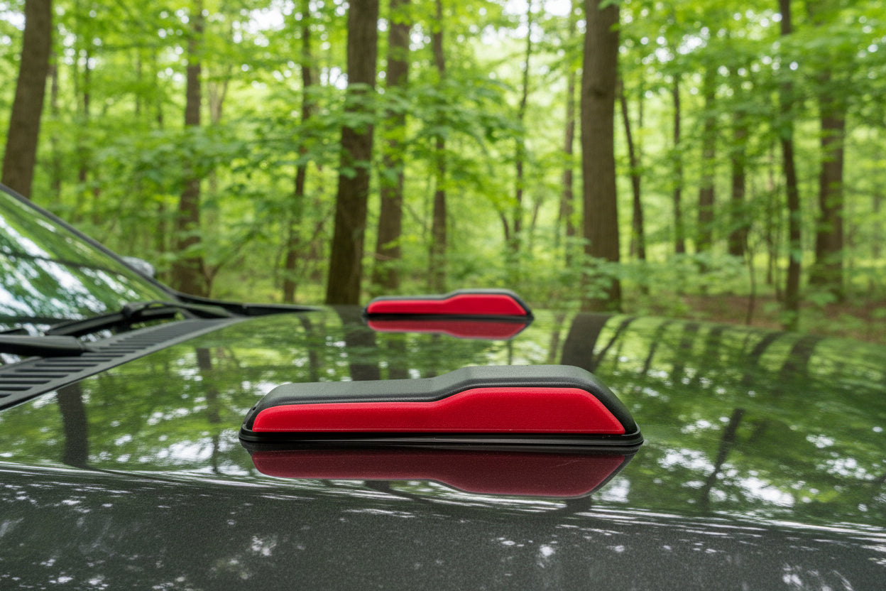Windshield Rest Hood Accents compatible with Jeep JL Wrangler (2019+)