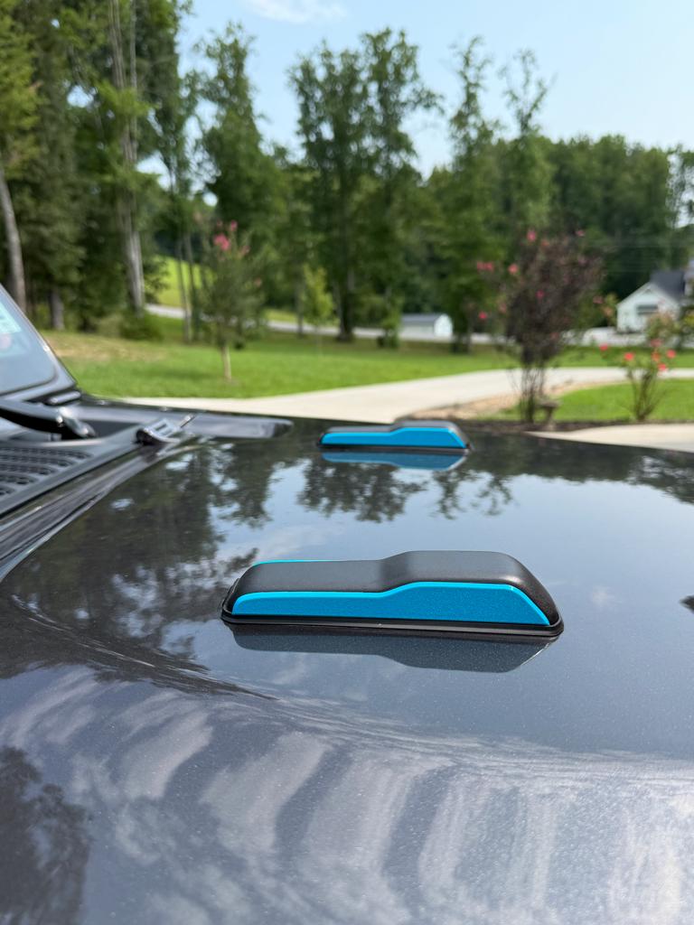 Windshield Rest Hood Accents compatible with Jeep JL Wrangler (2019+)