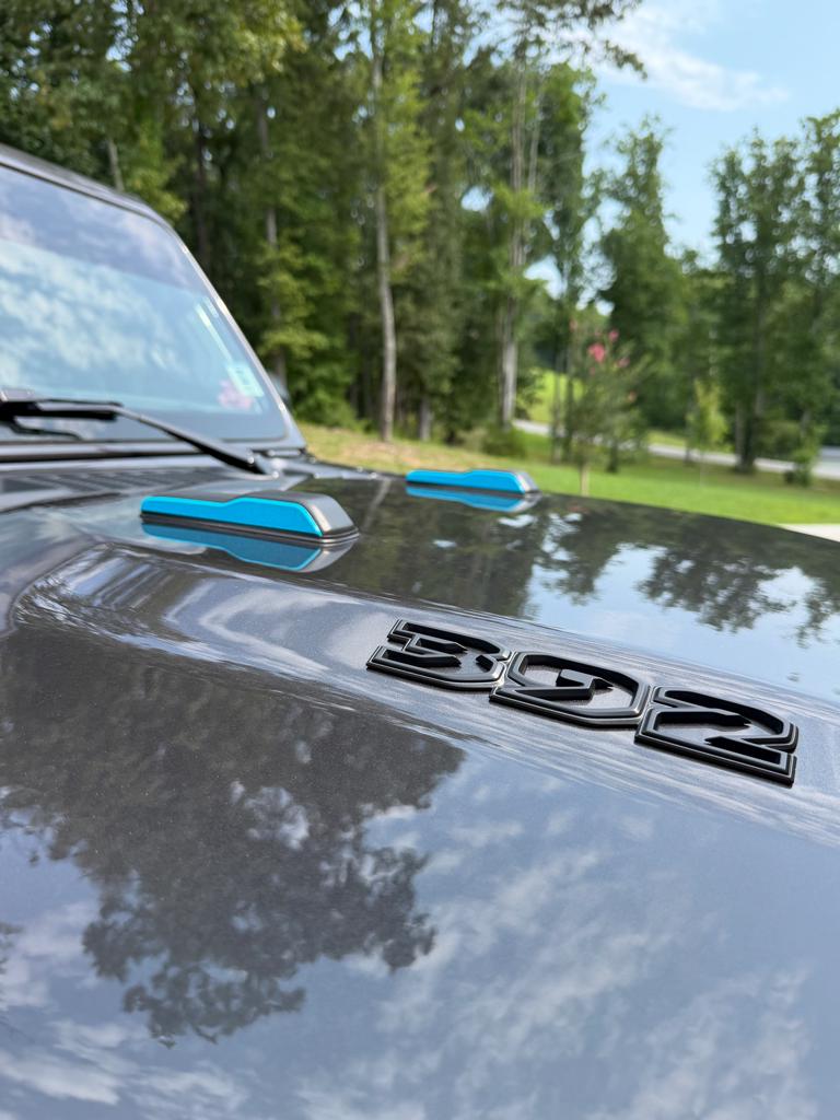 Windshield Rest Hood Accents compatible with Jeep JL Wrangler (2019+)