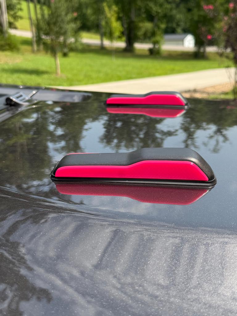 Windshield Rest Hood Accents compatible with Jeep JL Wrangler (2019+)