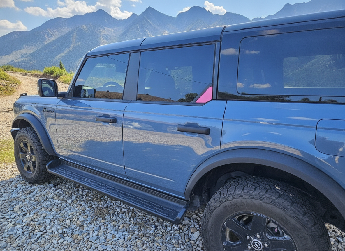 Rear Window Trim Accents compatible with 2021+ Ford Bronco (Set of 2)
