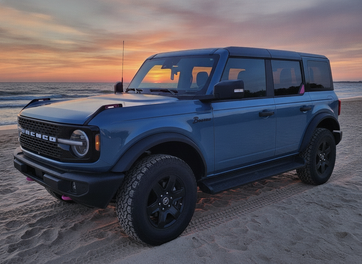 Rear Window Trim Accents compatible with 2021+ Ford Bronco (Set of 2)