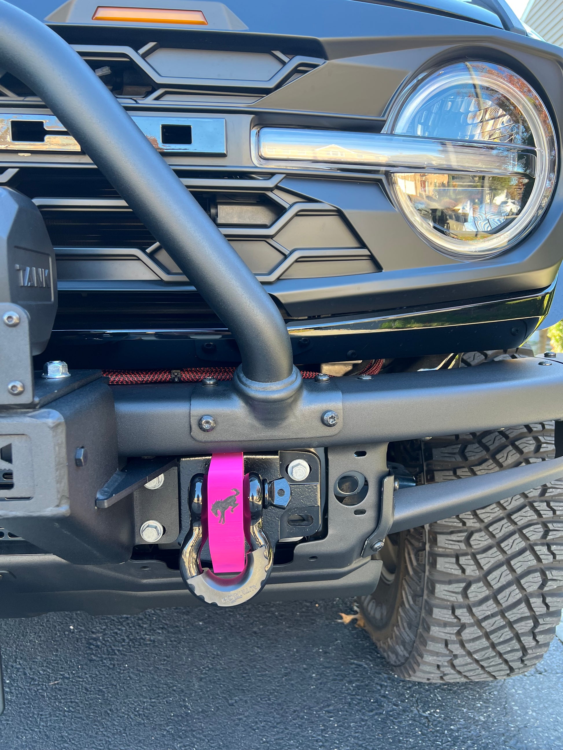 2021+ Ford Bronco Snap-On Shackle Mount Tow Hook Covers