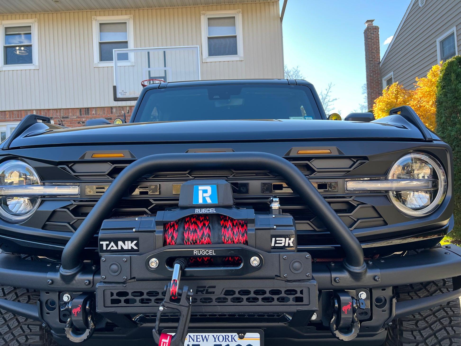2021+ Ford Bronco Snap-On Shackle Mount Tow Hook Covers
