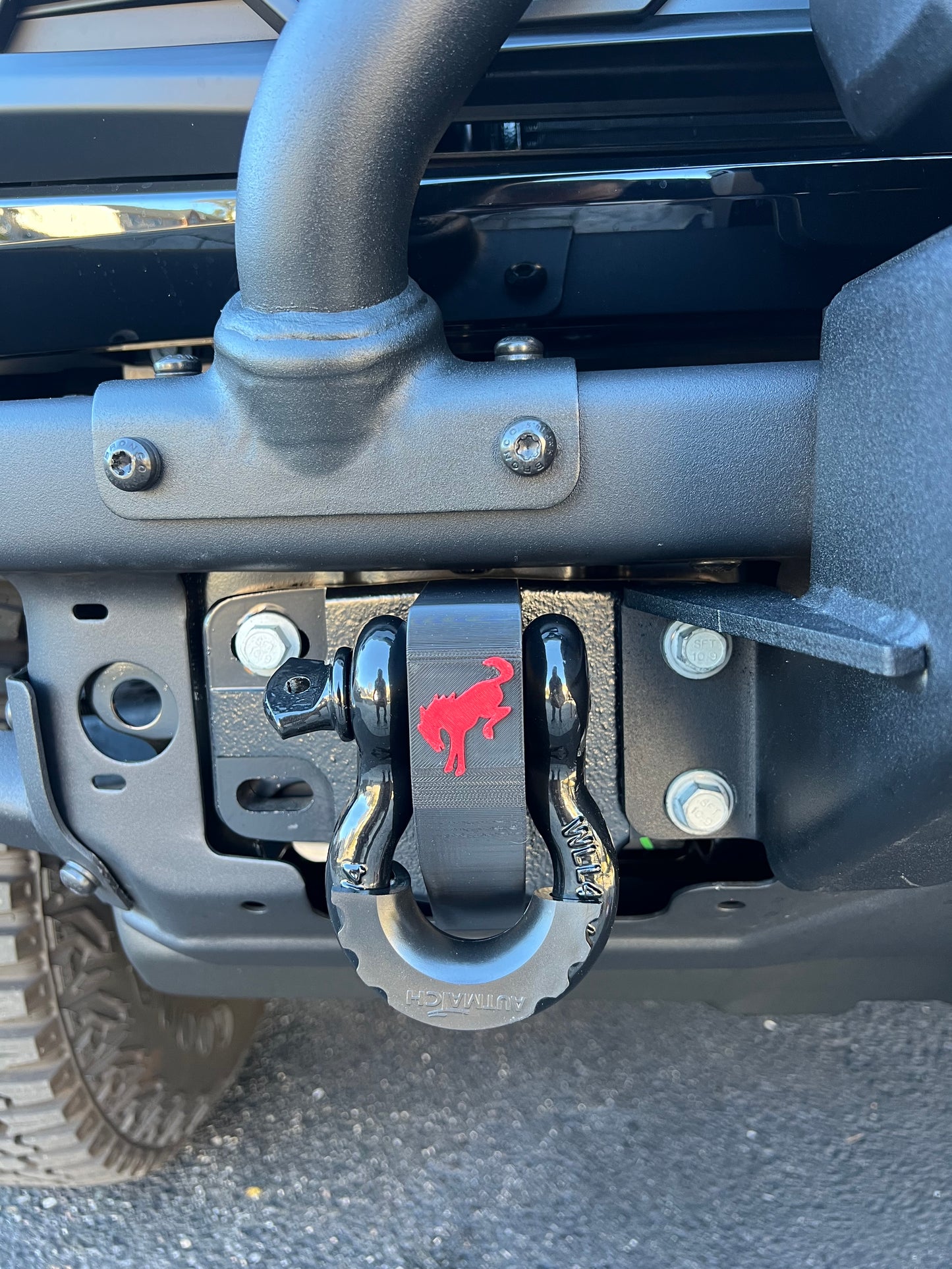 2021+ Ford Bronco Snap-On Shackle Mount Tow Hook Covers