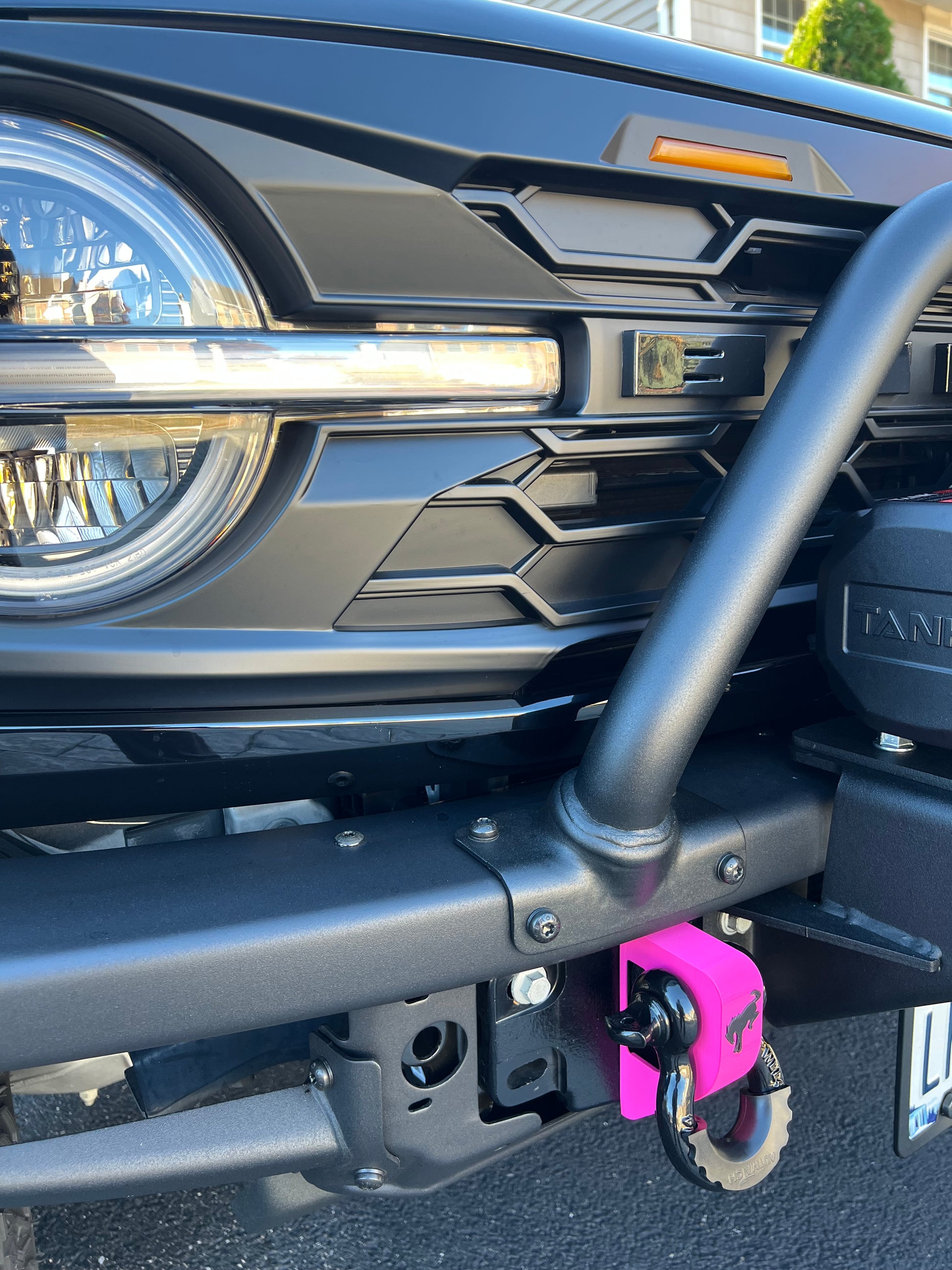 2021+ Ford Bronco Snap-On Shackle Mount Tow Hook Covers